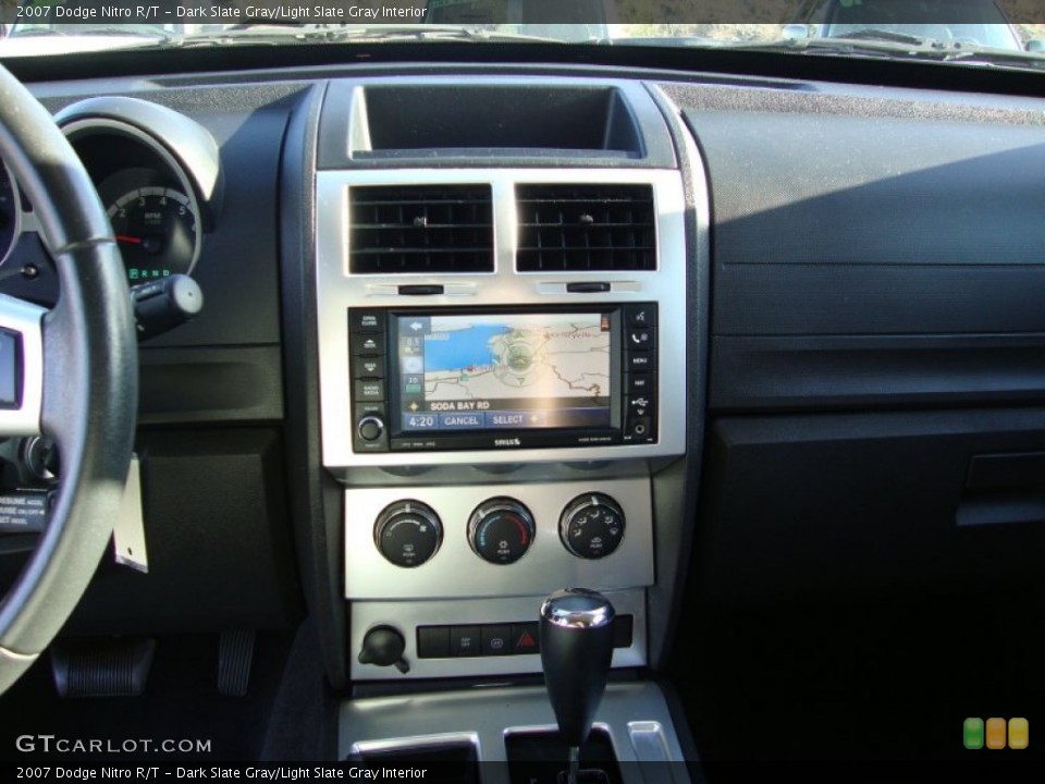 Dark Slate Gray/Light Slate Gray Interior Controls for the 2007 Dodge Nitro R/T #69419779