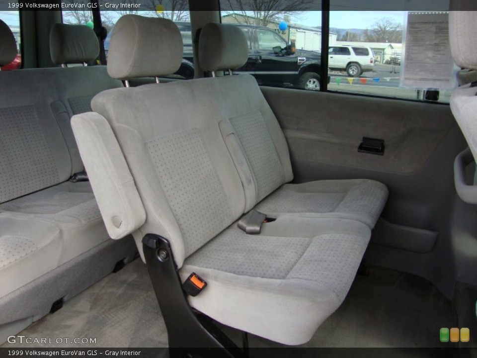 Gray Interior Rear Seat for the 1999 Volkswagen EuroVan GLS #69420103