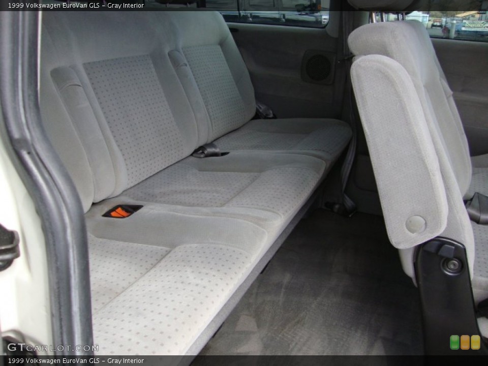 Gray Interior Rear Seat for the 1999 Volkswagen EuroVan GLS #69420112