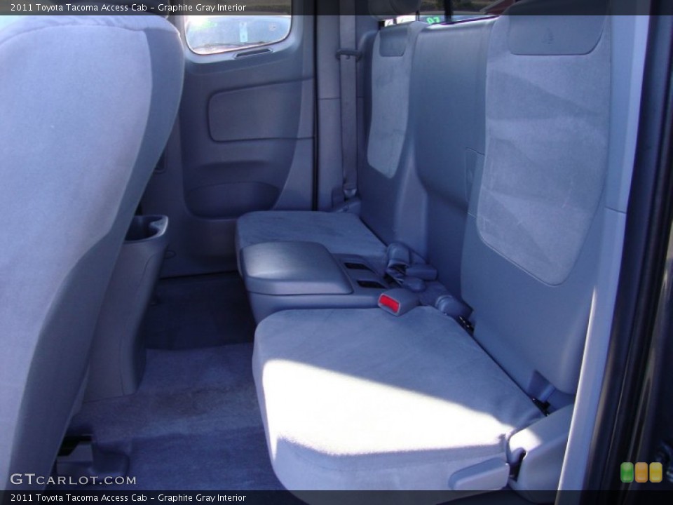 Graphite Gray Interior Rear Seat for the 2011 Toyota Tacoma Access Cab #69420331
