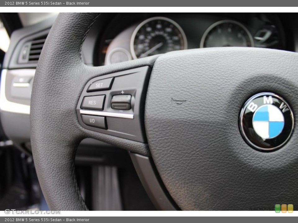 Black Interior Controls for the 2012 BMW 5 Series 535i Sedan #69420838