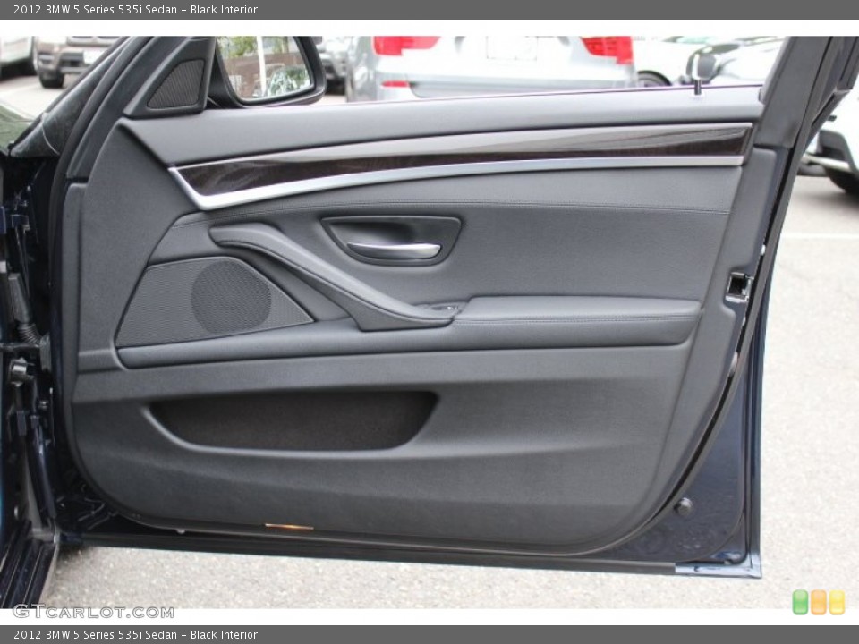 Black Interior Door Panel for the 2012 BMW 5 Series 535i Sedan #69420901