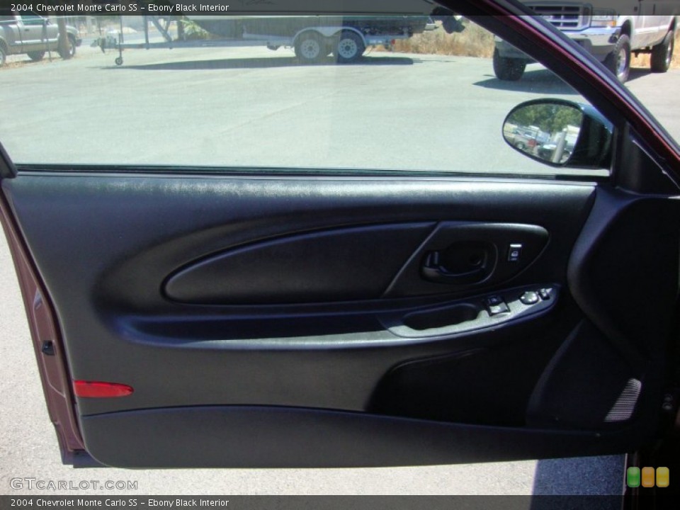 Ebony Black Interior Door Panel for the 2004 Chevrolet Monte Carlo SS #69421474