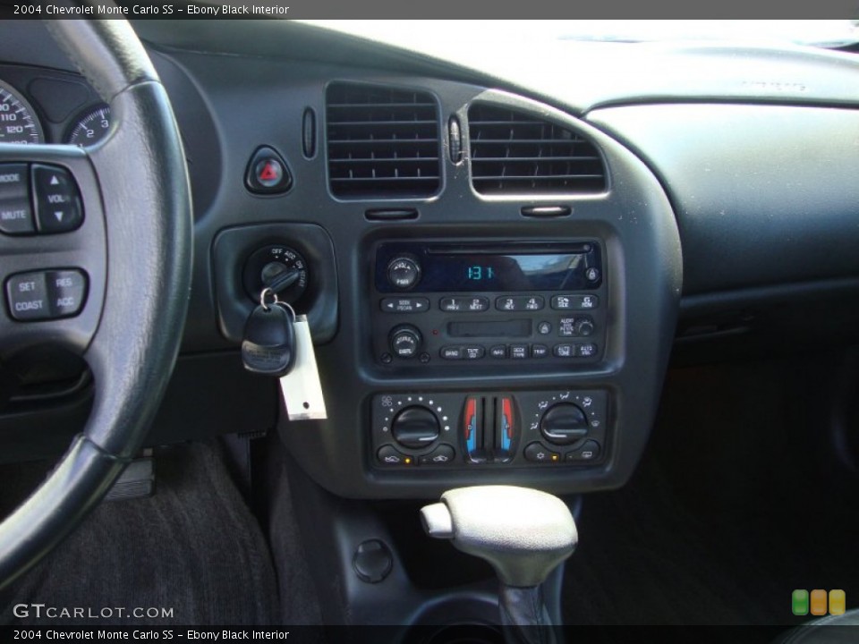 Ebony Black Interior Controls for the 2004 Chevrolet Monte Carlo SS #69421531