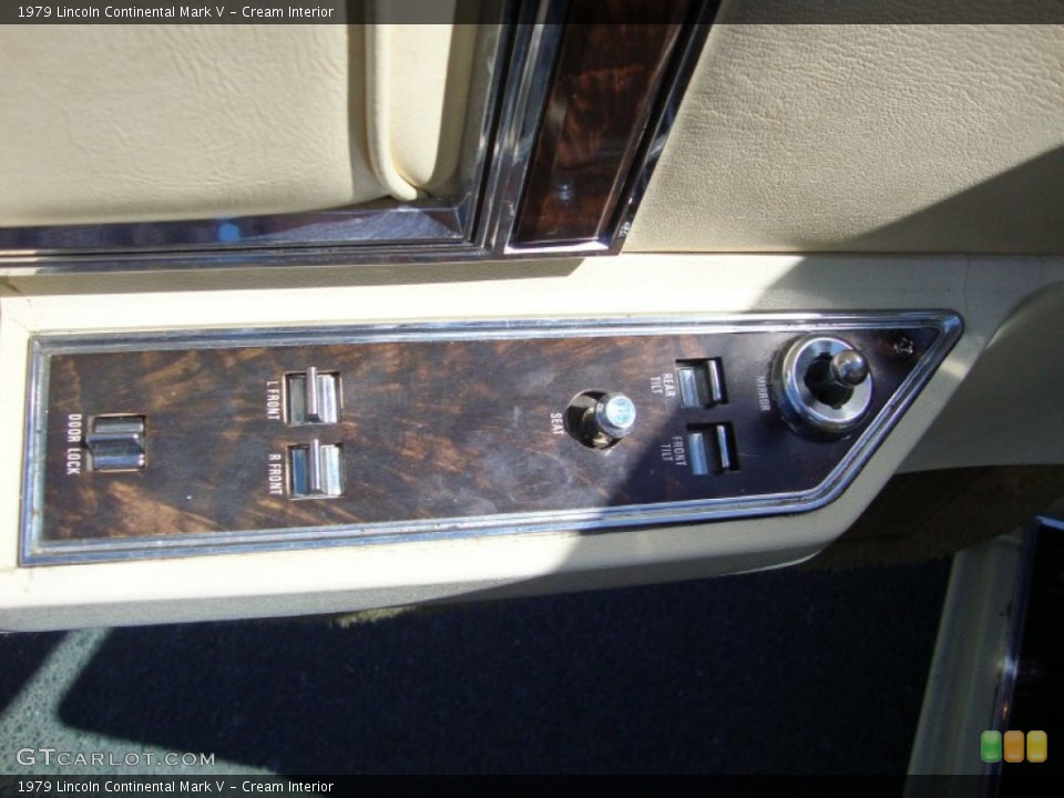 Cream Interior Door Panel for the 1979 Lincoln Continental Mark V #69421981