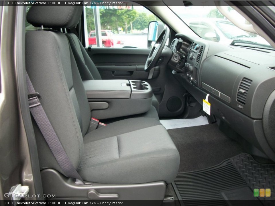 Ebony Interior Front Seat for the 2013 Chevrolet Silverado 3500HD LT Regular Cab 4x4 #69423418