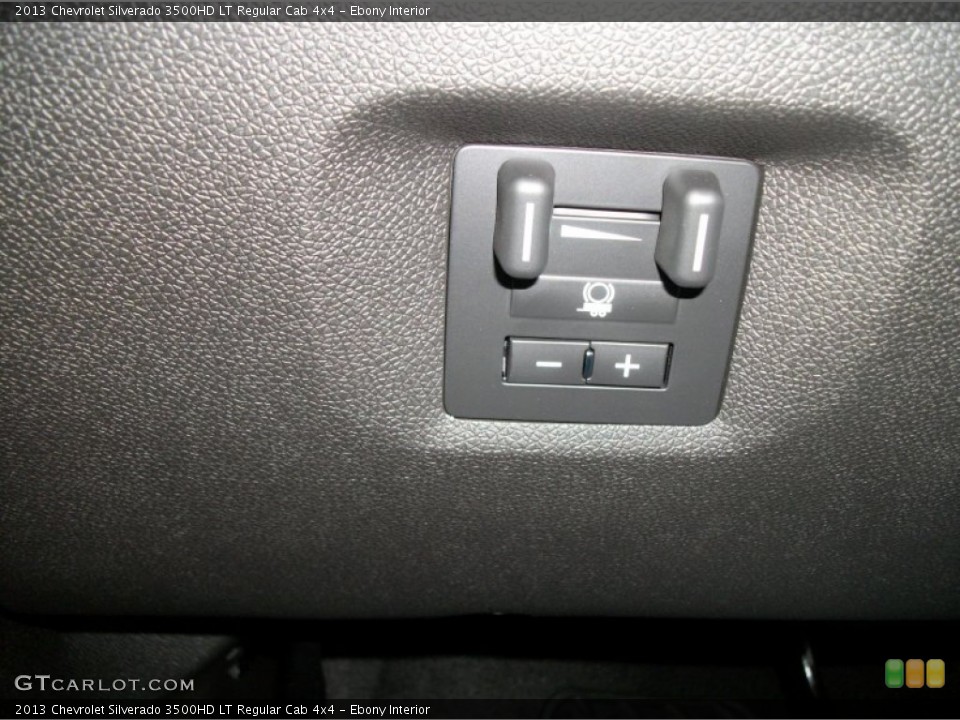 Ebony Interior Controls for the 2013 Chevrolet Silverado 3500HD LT Regular Cab 4x4 #69423655