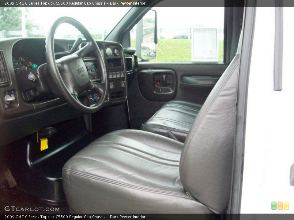 Dark Pewter Interior Photo for the 2009 GMC C Series Topkick C5500 Regular Cab Chassis #69424312