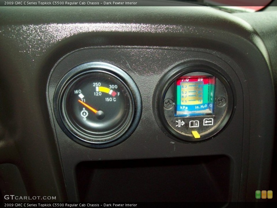 Dark Pewter Interior Gauges for the 2009 GMC C Series Topkick C5500 Regular Cab Chassis #69424351