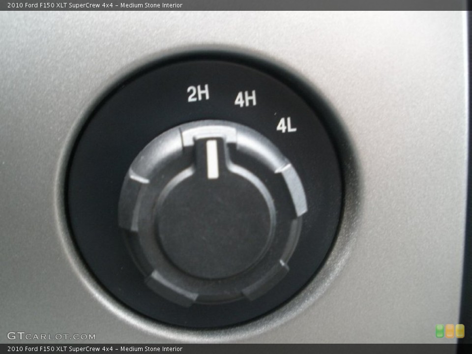 Medium Stone Interior Controls for the 2010 Ford F150 XLT SuperCrew 4x4 #69424510
