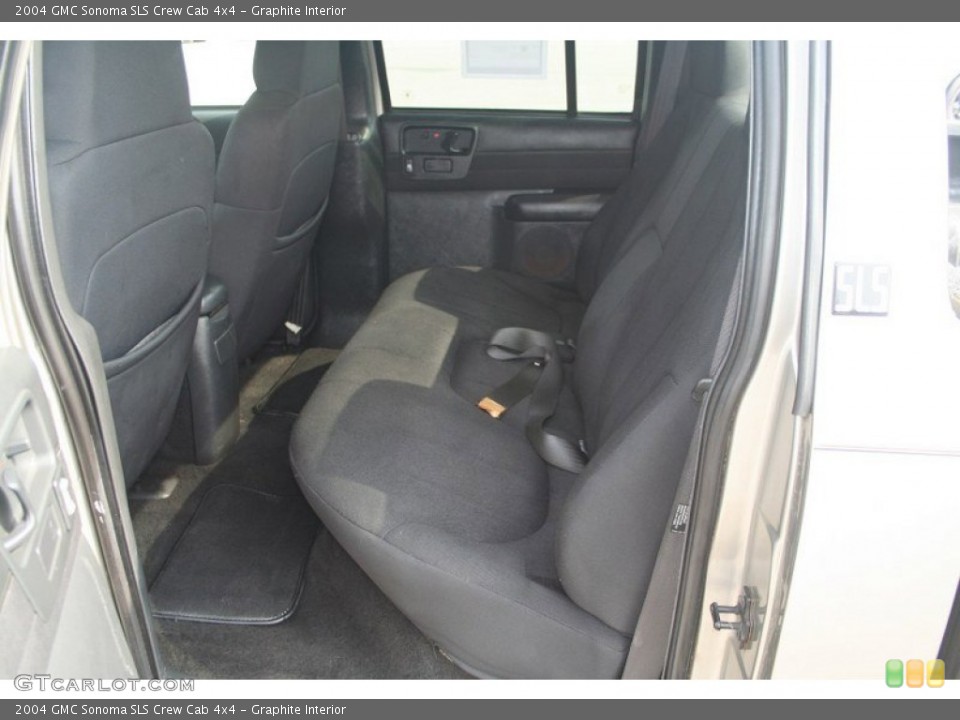 Graphite Interior Rear Seat for the 2004 GMC Sonoma SLS Crew Cab 4x4 #69424558