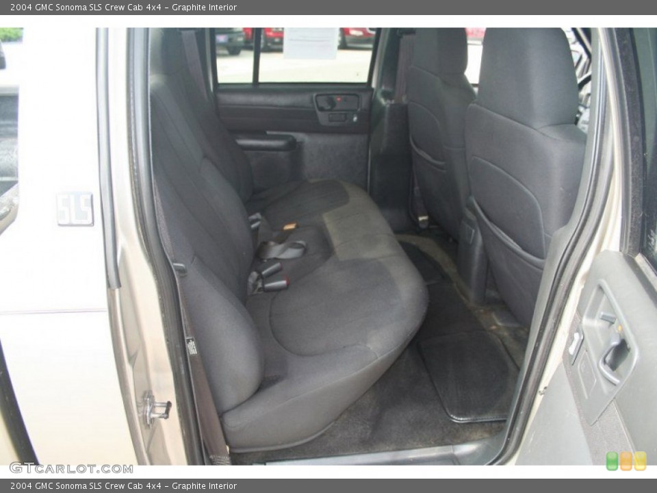 Graphite Interior Rear Seat for the 2004 GMC Sonoma SLS Crew Cab 4x4 #69424573