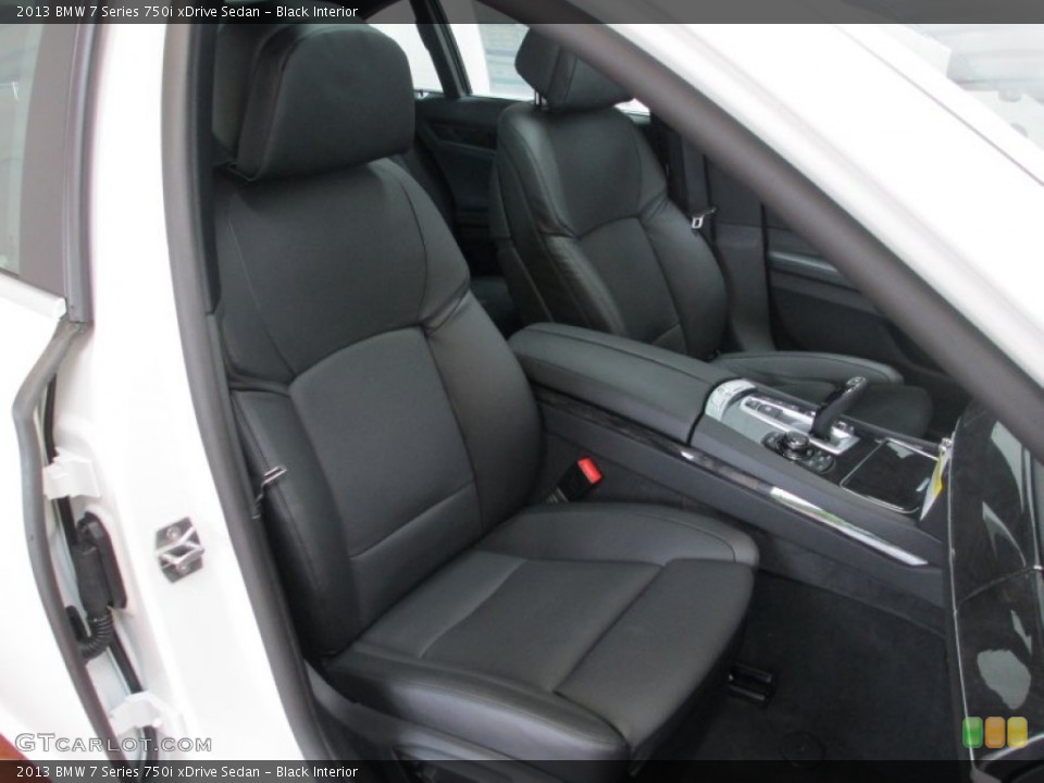 Black Interior Front Seat for the 2013 BMW 7 Series 750i xDrive Sedan #69425329