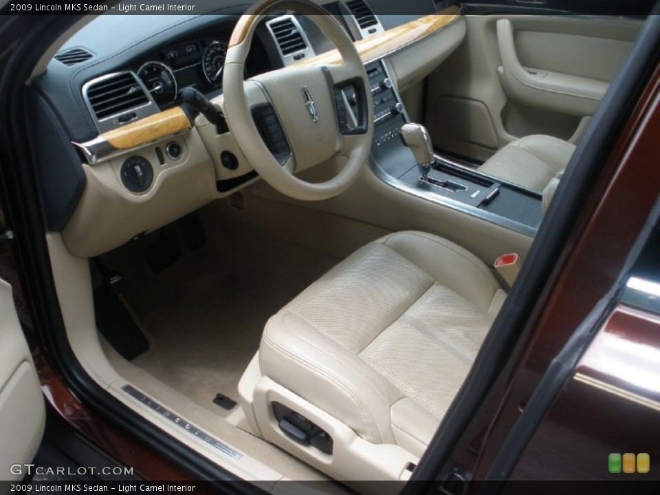 Light Camel Interior Prime Interior for the 2009 Lincoln MKS Sedan #69425404