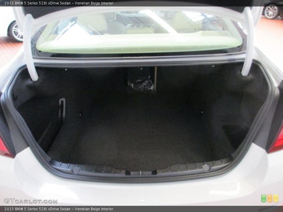 Venetian Beige Interior Trunk for the 2013 BMW 5 Series 528i xDrive Sedan #69425434