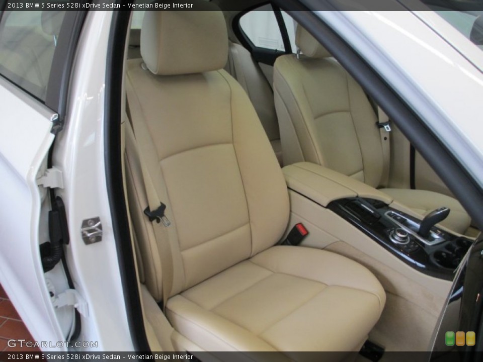 Venetian Beige Interior Front Seat for the 2013 BMW 5 Series 528i xDrive Sedan #69425521