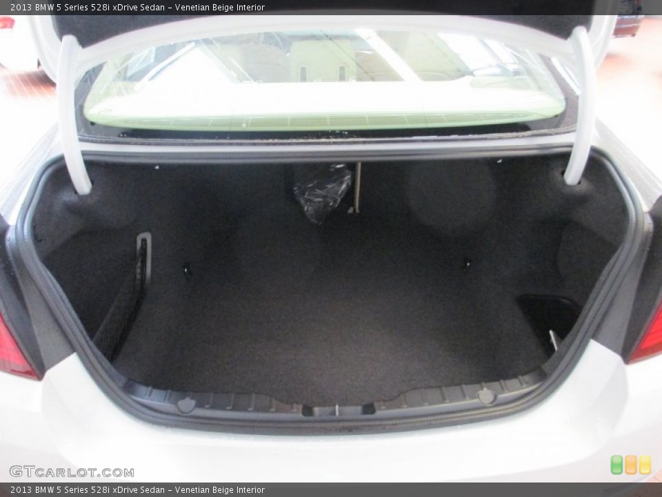 Venetian Beige Interior Trunk for the 2013 BMW 5 Series 528i xDrive Sedan #69426113