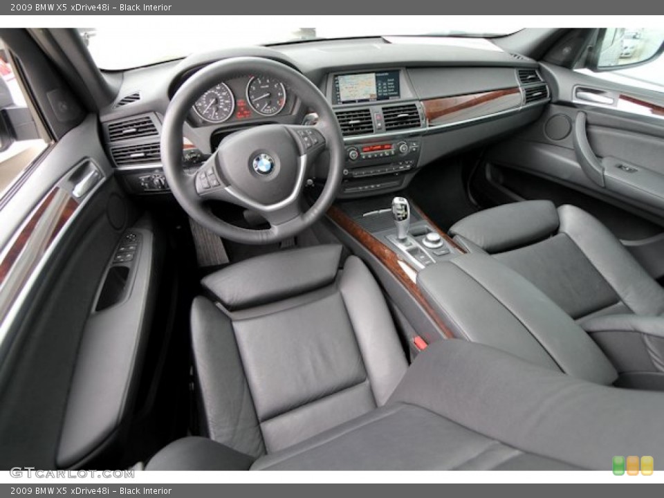 Black Interior Prime Interior for the 2009 BMW X5 xDrive48i #69426541