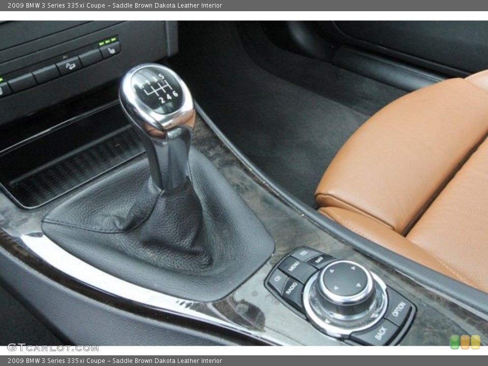 Saddle Brown Dakota Leather Interior Transmission for the 2009 BMW 3 Series 335xi Coupe #69426814