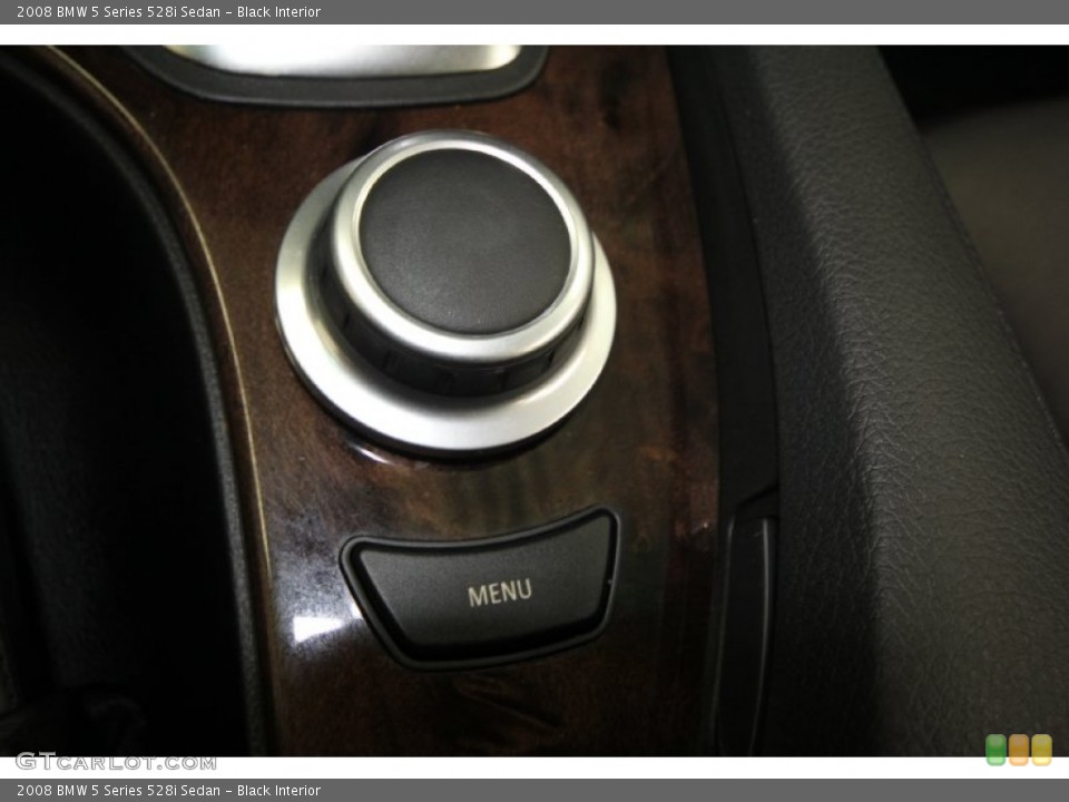 Black Interior Controls for the 2008 BMW 5 Series 528i Sedan #69427429