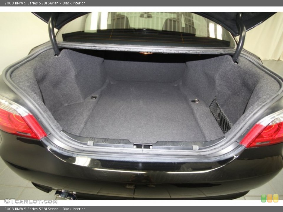 Black Interior Trunk for the 2008 BMW 5 Series 528i Sedan #69427522