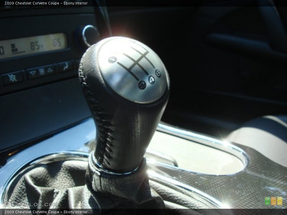 Ebony Interior Transmission for the 2009 Chevrolet Corvette Coupe #69429118