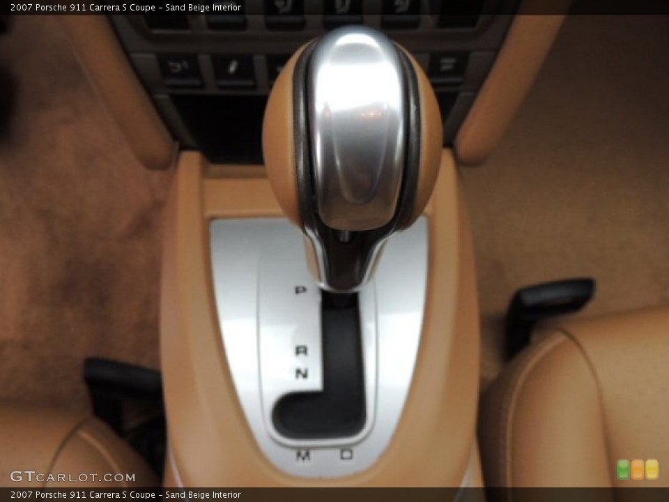Sand Beige Interior Transmission for the 2007 Porsche 911 Carrera S Coupe #69430204