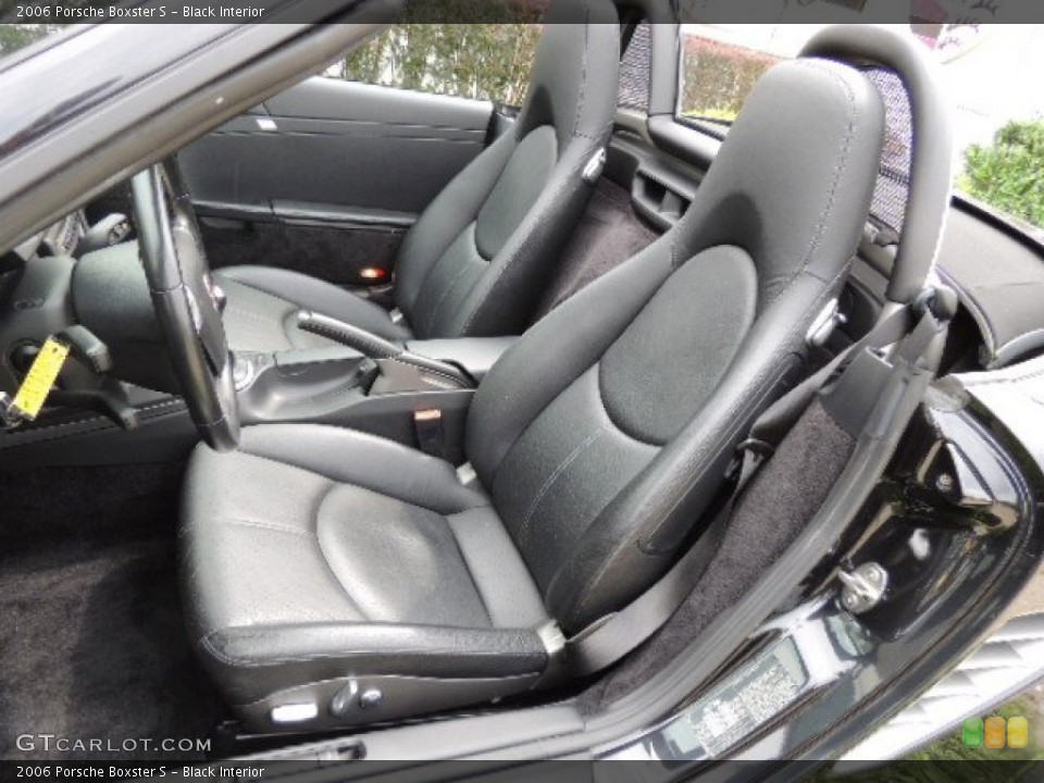 Black Interior Front Seat for the 2006 Porsche Boxster S #69430621