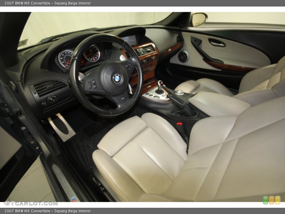 Sepang Beige Interior Prime Interior for the 2007 BMW M6 Convertible #69430684