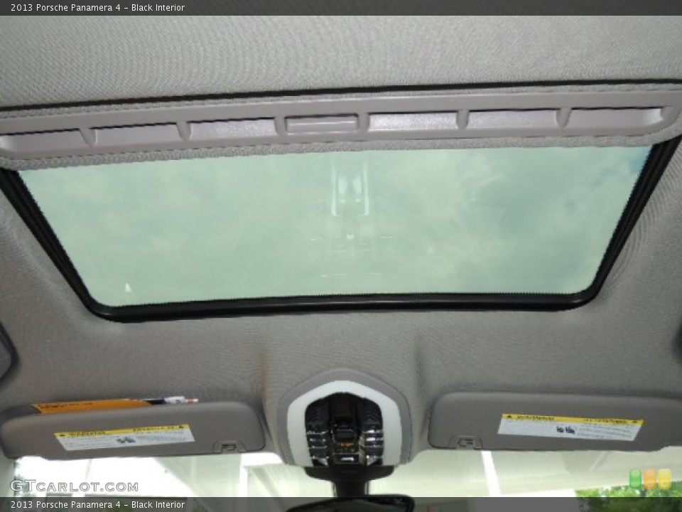 Black Interior Sunroof for the 2013 Porsche Panamera 4 #69430825