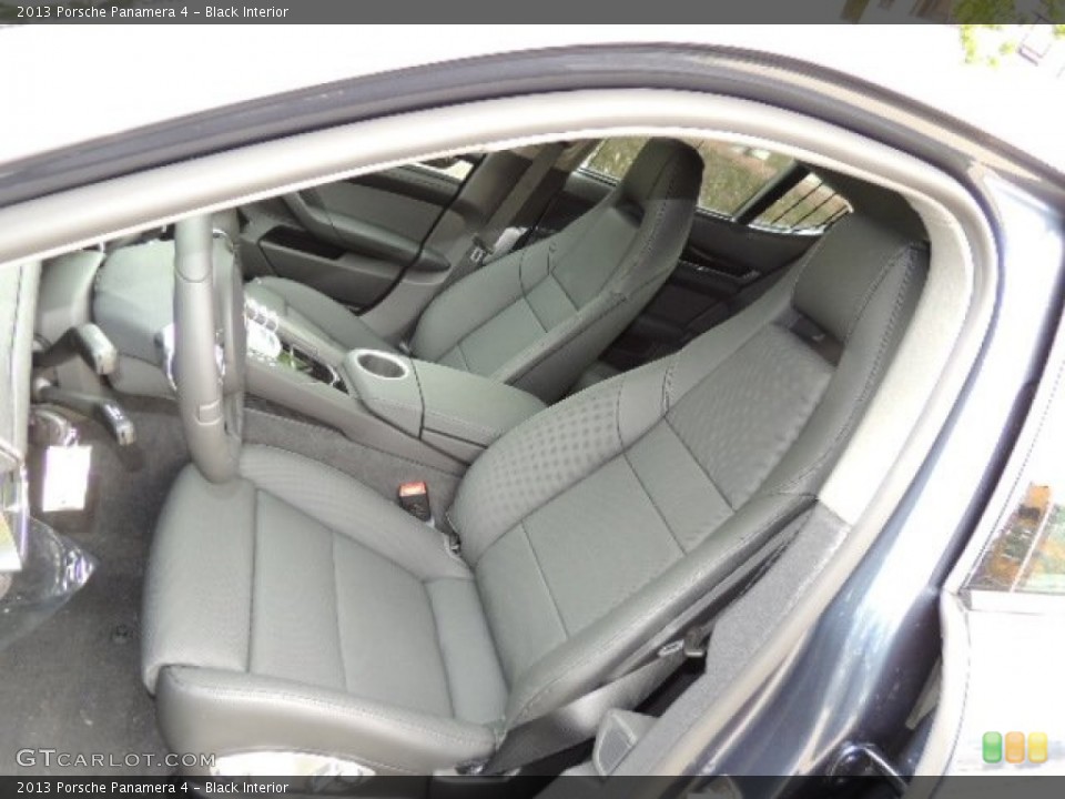 Black Interior Front Seat for the 2013 Porsche Panamera 4 #69430906