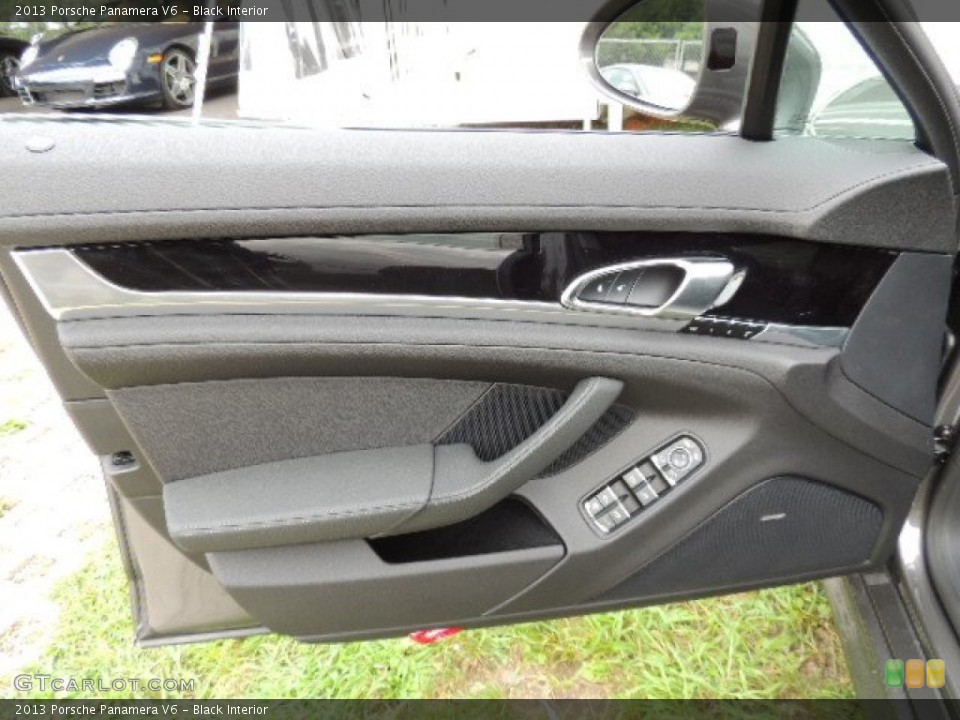 Black Interior Door Panel for the 2013 Porsche Panamera V6 #69431158