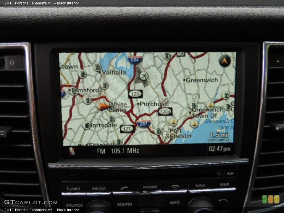 Black Interior Navigation for the 2013 Porsche Panamera V6 #69431236