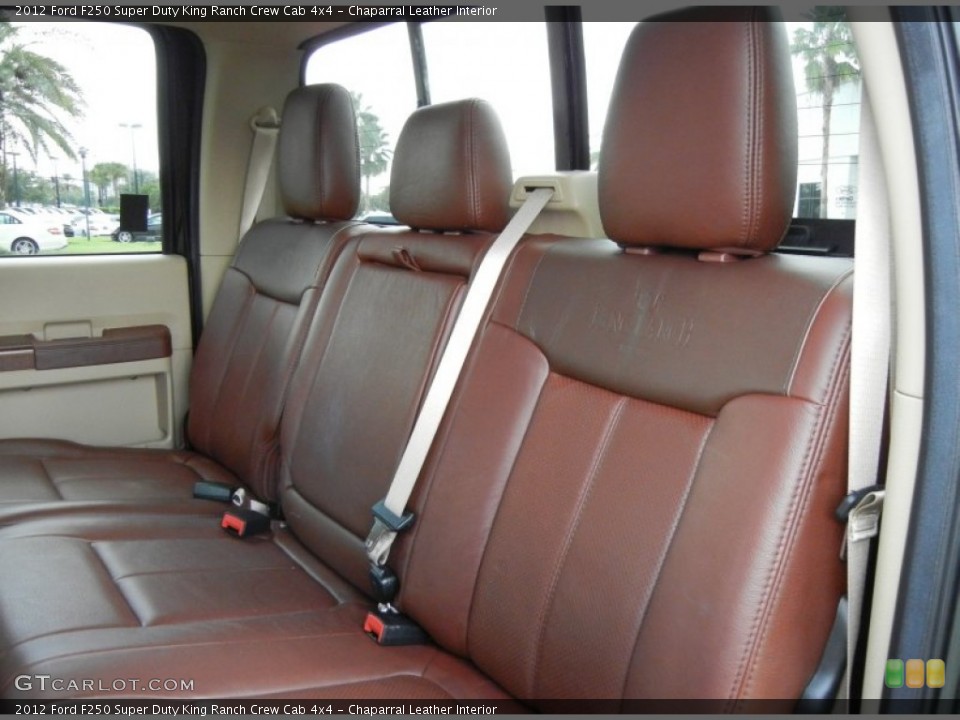 Chaparral Leather Interior Rear Seat for the 2012 Ford F250 Super Duty King Ranch Crew Cab 4x4 #69431983