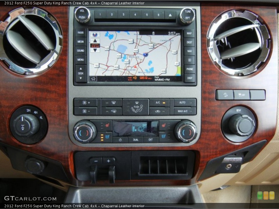 Chaparral Leather Interior Controls for the 2012 Ford F250 Super Duty King Ranch Crew Cab 4x4 #69432052