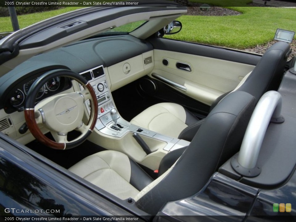 Dark Slate Grey/Vanilla Interior Prime Interior for the 2005 Chrysler Crossfire Limited Roadster #69432760