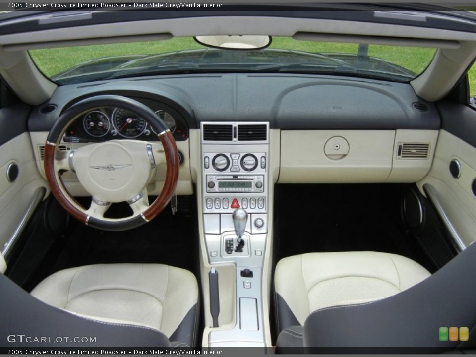 Dark Slate Grey/Vanilla Interior Dashboard for the 2005 Chrysler Crossfire Limited Roadster #69432856