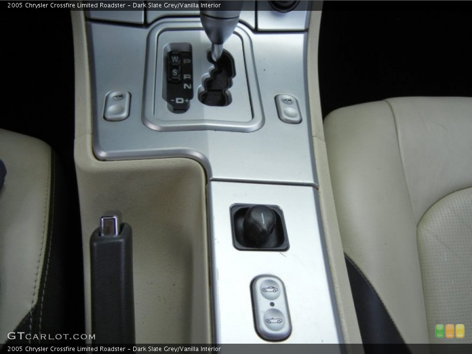 Dark Slate Grey/Vanilla Interior Controls for the 2005 Chrysler Crossfire Limited Roadster #69432907