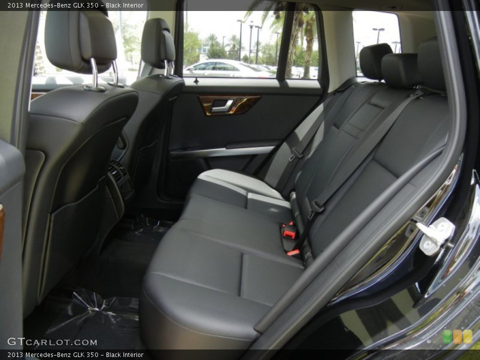Black Interior Rear Seat for the 2013 Mercedes-Benz GLK 350 #69433531