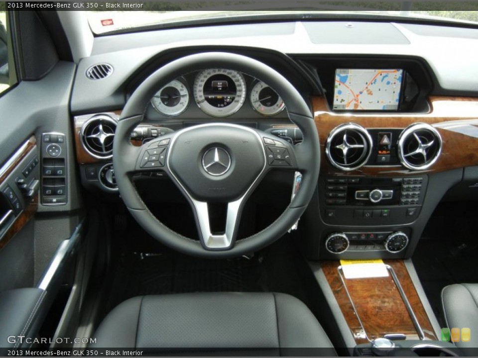 Black Interior Dashboard for the 2013 Mercedes-Benz GLK 350 #69433546