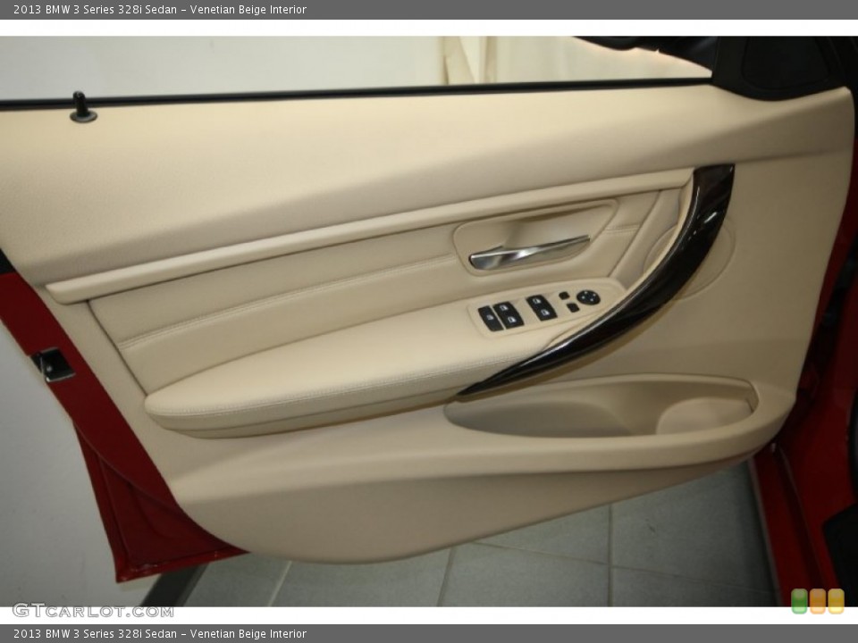 Venetian Beige Interior Door Panel for the 2013 BMW 3 Series 328i Sedan #69433939