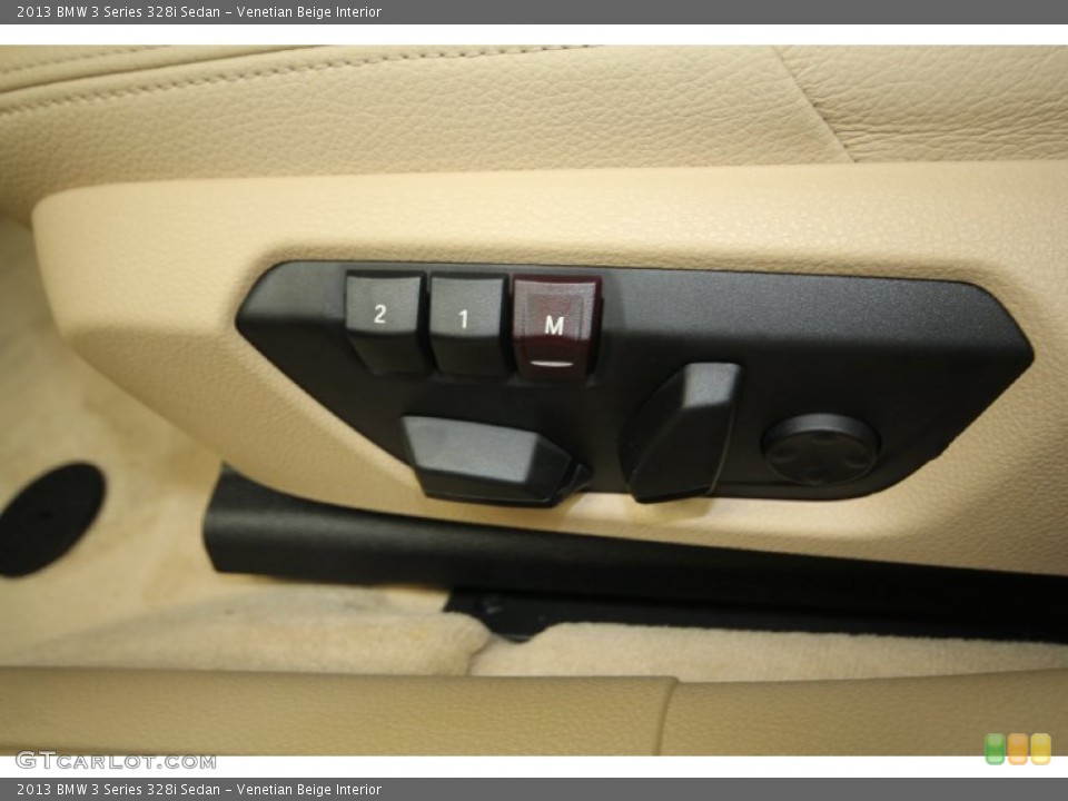 Venetian Beige Interior Controls for the 2013 BMW 3 Series 328i Sedan #69433951