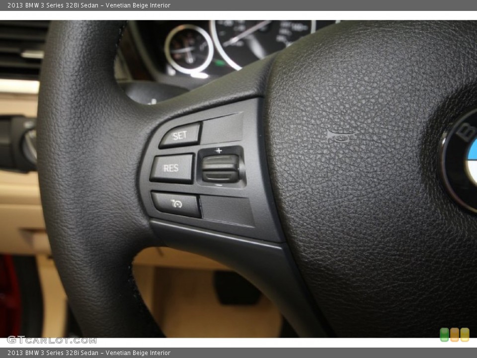 Venetian Beige Interior Controls for the 2013 BMW 3 Series 328i Sedan #69434005