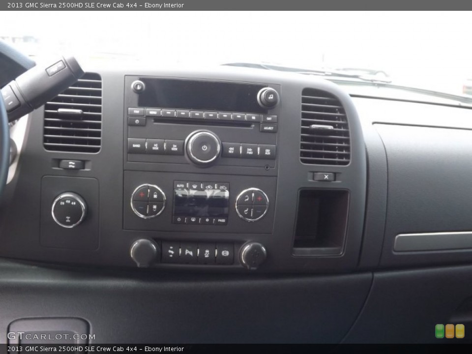 Ebony Interior Controls for the 2013 GMC Sierra 2500HD SLE Crew Cab 4x4 #69436555