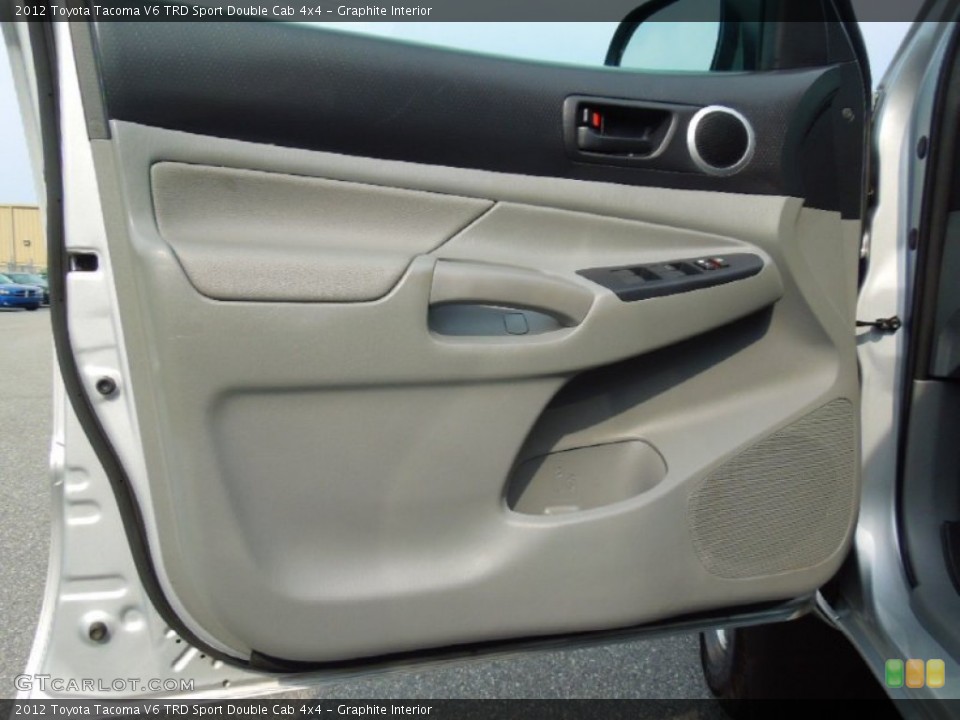 Graphite Interior Door Panel for the 2012 Toyota Tacoma V6 TRD Sport Double Cab 4x4 #69436870