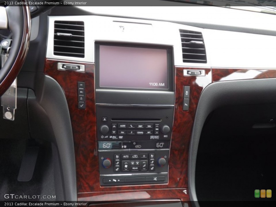 Ebony Interior Controls for the 2013 Cadillac Escalade Premium #69436999