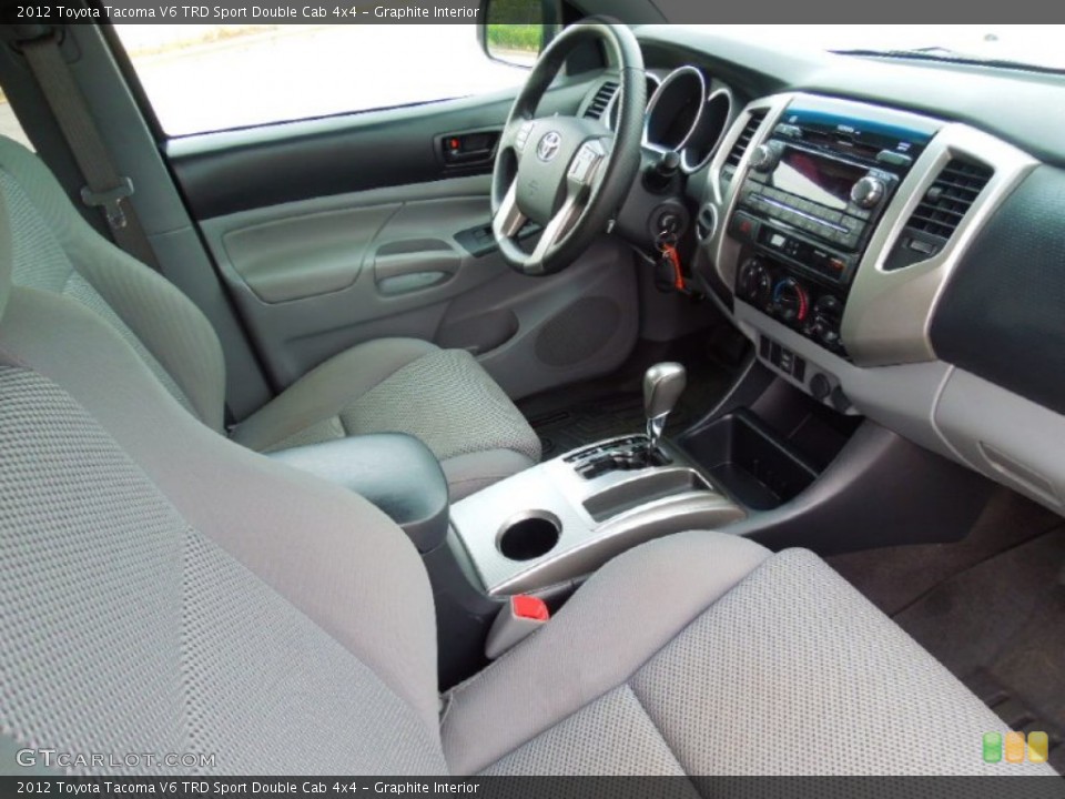 Graphite Interior Photo for the 2012 Toyota Tacoma V6 TRD Sport Double Cab 4x4 #69437002