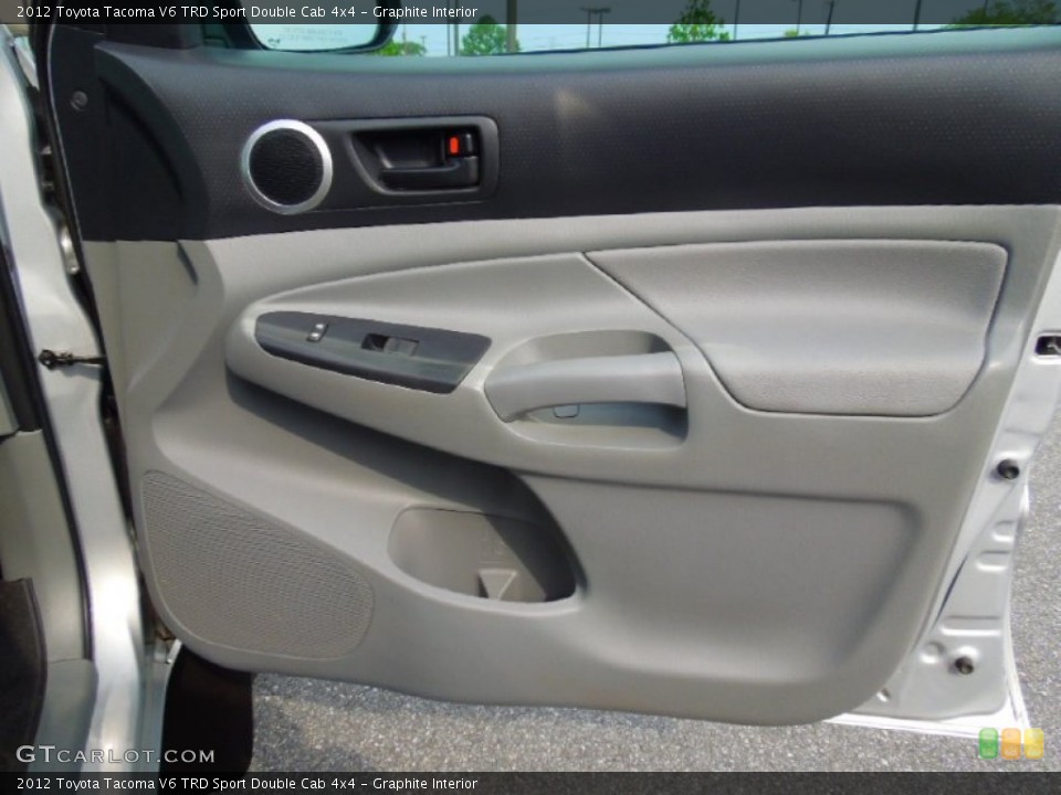 Graphite Interior Door Panel for the 2012 Toyota Tacoma V6 TRD Sport Double Cab 4x4 #69437011