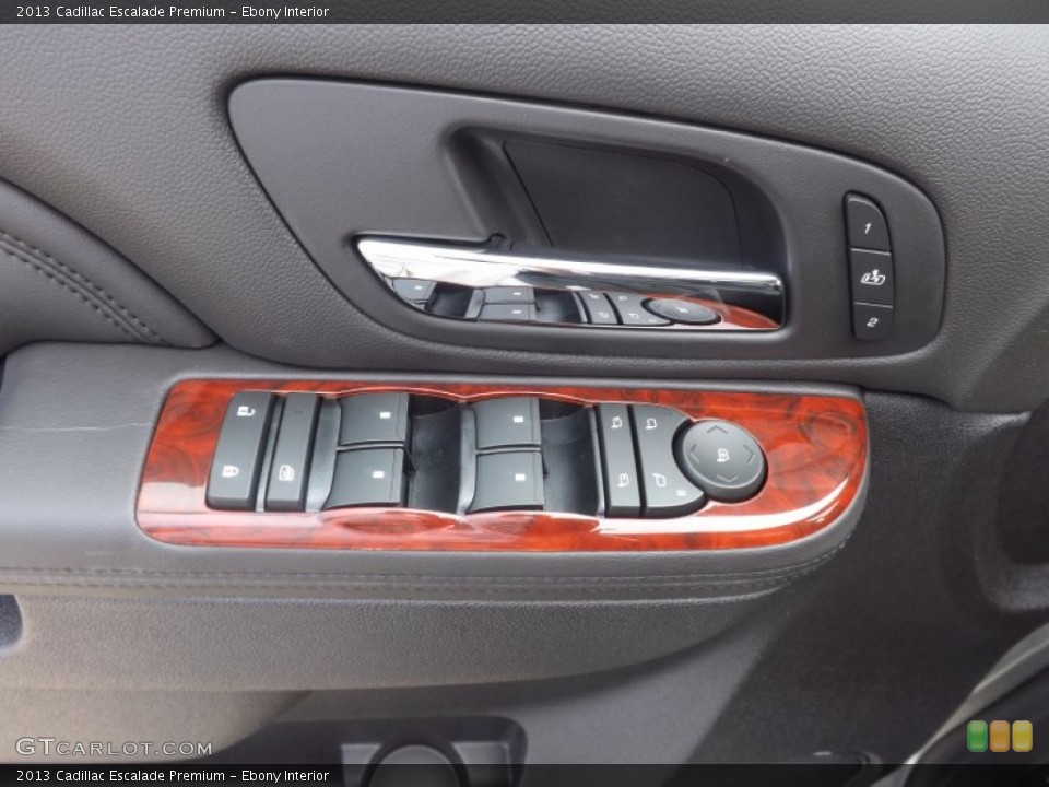 Ebony Interior Controls for the 2013 Cadillac Escalade Premium #69437077