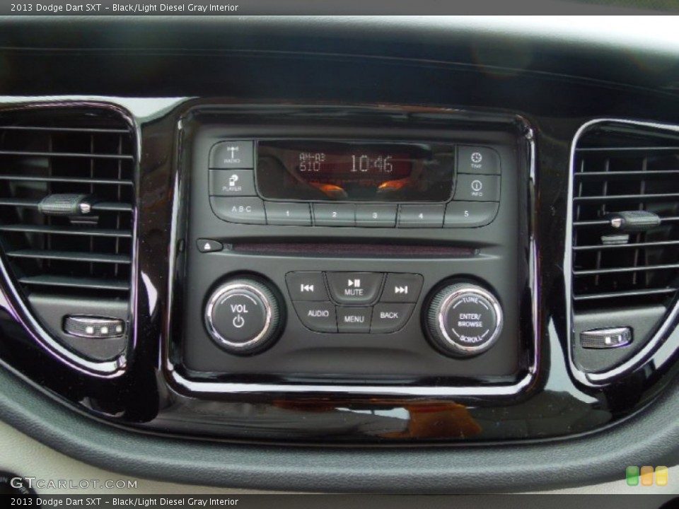 Black/Light Diesel Gray Interior Controls for the 2013 Dodge Dart SXT #69437653